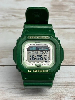 Casio G-SHOCK GLX-5600A GREEN G-Lide Digital Watch (worn strap) tide - Image 1 of 4