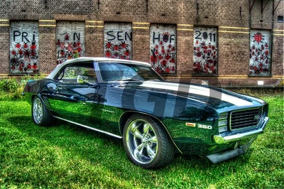 Chevy Camaro KV-108 HDR fotografía por Leo Czerniak en metal Foto 1 de 2