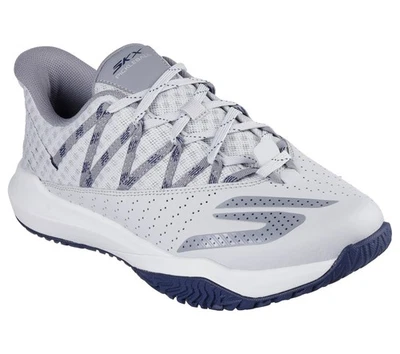 Tênis de pickleball Skechers masculino Viper Court Rally cinza/marinho (246110/GYNV) - Imagem 1 de 4