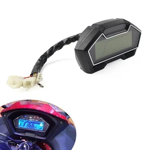 RPM LCD digitale per moto universale contachilometri tachimetro misuratore - Foto 1 di 12