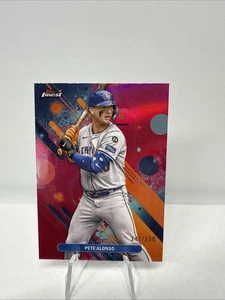 2025 Topps Finest - Pete Alonso #20 - Magenta Refractor /350 - Bild 1 von 2