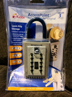 GE Kidde Access Point Portable Push Button Key Safe, Holds 3 Keys - Image 1 of 4