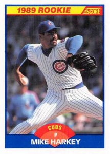 1989 Score #624 Mike Harkey NM-MT Cubs 