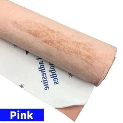 Self Adhesive Suede Fabric Sticky Velvet Liner Roll for Car Interior Modificatio - Image 1 of 4