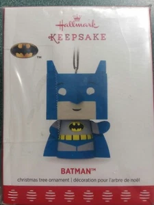 Hallmark Weihnachtsbaum Andenken Ornament 2017 Holz Batman Neu im Karton - Bild 1 von 3