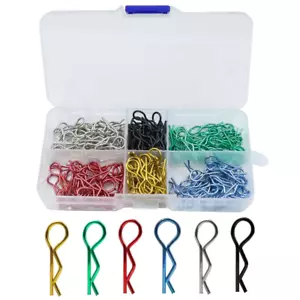 180Pcs Universal RC Body Clips Car Clips Steel R Clips Stainless Steel for All 1 - Picture 1 of 12