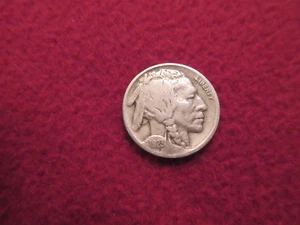 1923p BUFFALO NICKEL 5¢ ORIGINAL - Imagen 1 de 4