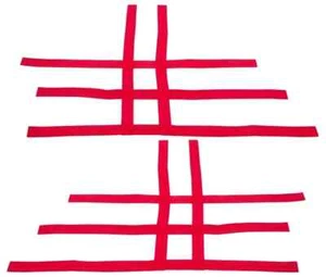 Nerf Bar Nets for Tusk Alba 757 Titan Fits Honda Yamaha Suzuki Kawasaki Red - Picture 1 of 1