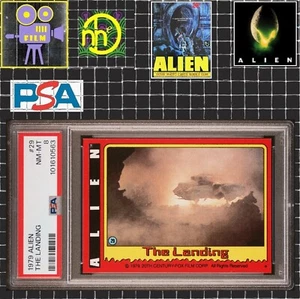 1979 Topps Alien - 29 The Landing - PSA 8 NM-MT - Picture 1 of 4