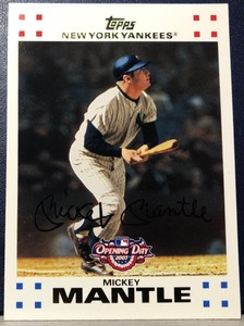 Topps 2007 Opening Day Mickey Mantle #7 Mint
