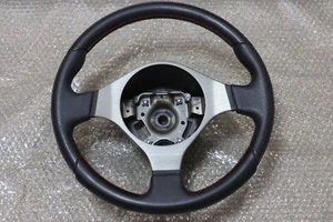 JDM NISSAN MOMO STEERING WHEEL RED STITCH Z33 350Z 370Z SKYLINE OEM - Picture 1 of 9