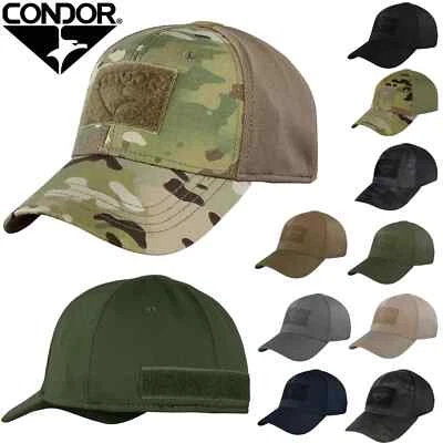 Flex Hook/Loop Patch Hiking Hunting Operator Tactical Cap Hat, Free Compass - Image 1 of 4