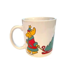 VTG Boundary Waters Moose Mug Cup Christmas Tree Sled Dayton Hudson 1988 Holiday - Picture 1 of 6