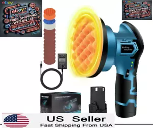 Car polisher buffer cordless kit orbital dual action car buffer polisher machine - Picture 1 of 9