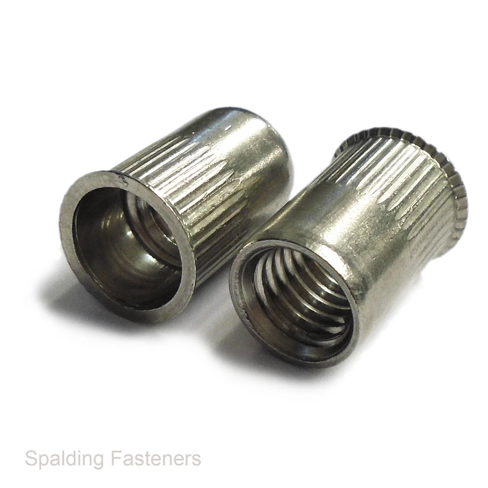 Reduced Head Rivet Riv Nuts Threaded Insert Metric Stainless Steel M4,5,6,8,10 - Image 1 of 1