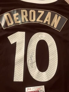 demar derozan signed raptors jersey with coa - Picture 1 of 4