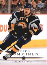 2008-09 Upper Deck Buffalo Sabres Hockey Card #272 Teppo Numminen