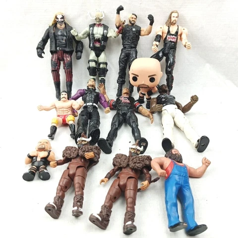 WWE WCW Wrestling Action Figure Huge Lot Create Your Own Lots Cover