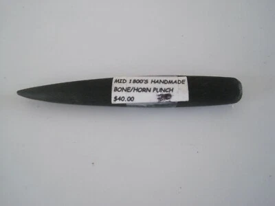 Punzón de cuerno de hueso victoriano Foto 1 de 3