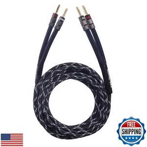 InnoStars 12AWG Gauge Premium Heavy Duty Braided Audio Speaker Cable Wire wit - Picture 1 of 5