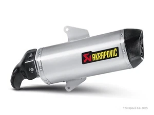 Akrapovic SS/CF Slip On Line Silencer Gilera GP 800 FITS 2008 TO 2012 - Picture 1 of 4