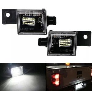 2 PCS LED License Plate Light For Chevy Silverado GMC Sierra Canyon 6000K White - Picture 1 of 8