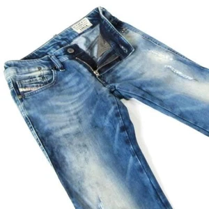 Diesel Women M Lhela Stretch Straight Denim 23 Inches Waist Approx. 68Cm Luxury - Picture 1 of 10