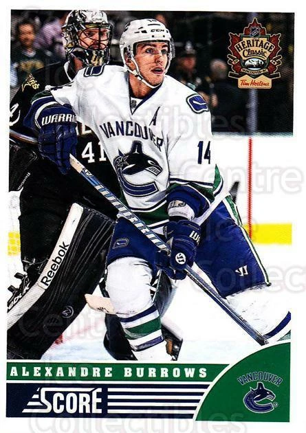 2013-14 Heritage Classic Score #VAN06 Alexandre Burrows - Image 1 of 1