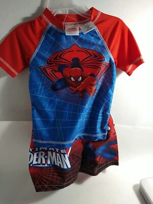 Marvel Spiderman Licensed Boys' Swim Set Size 18 months. New - Image 1 of 4