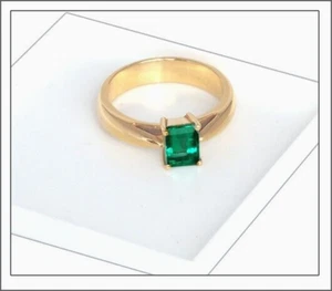 Traumhafter Smaragd Ring in Gelbgold - Exklusives von Greenfire - Bild 1 von 10