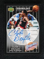 2006 Upper Deck Chronology Basketball Heroes /10 Clyde Drexler #NBA-CD Auto HOF