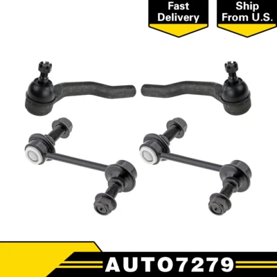 Barra estabilizadora de extremo de barra estabilizadora delantera Mevotech 4 piezas para Ford Edge 2007-2014 Foto 1 de 4