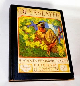 VINTAGE 1929 DEERSLAYEER ILLUSTRATED BY N.C.WYETH - Picture 1 of 2