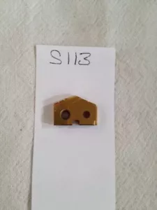 1 NEW J&M .798" CARBIDE ALLIED SPADE DRILL INSERT BIT. USA MADE TIN CTD. {S113} - Picture 1 of 3