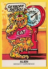 Unusually Funny Factory Holiday Spirits - UK Trade Trading card #28 Alien