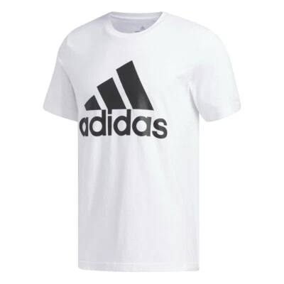 Camiseta Adidas Para Hombre Camiseta S/S - GM5271 720 - Blanca/Negro - Talla: 2XL - NUEVA Foto 1 de 4