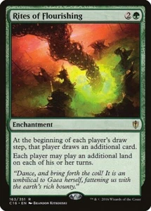 Magic The Gathering MTG RITES OF FLOURISHING Commander 2016 NM Near Mint - Picture 1 of 1