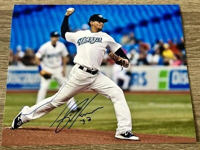 Foto autografiada autografiada autografiada por Henderson Álvarez - Toronto Blue Jays 8x10 MLB Foto 1 de 2
