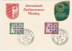Postal Alemania Berlín, 1962. Feria Internacional del Juguete de Nuremberg (1) - Imagen 1 de 2