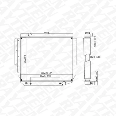 Raditor Fit for Dodge Various Models 1980-1987/ Plymouth Trailduster 1980-1981 - Изображение 1 из 4