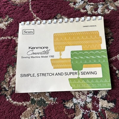 Kenmore Sears Convertible 1782 Sewing Machine Manual - Image 1 of 4