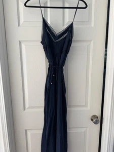Zimmermann Navy Silk Jumpsuit 2 - Picture 1 of 5