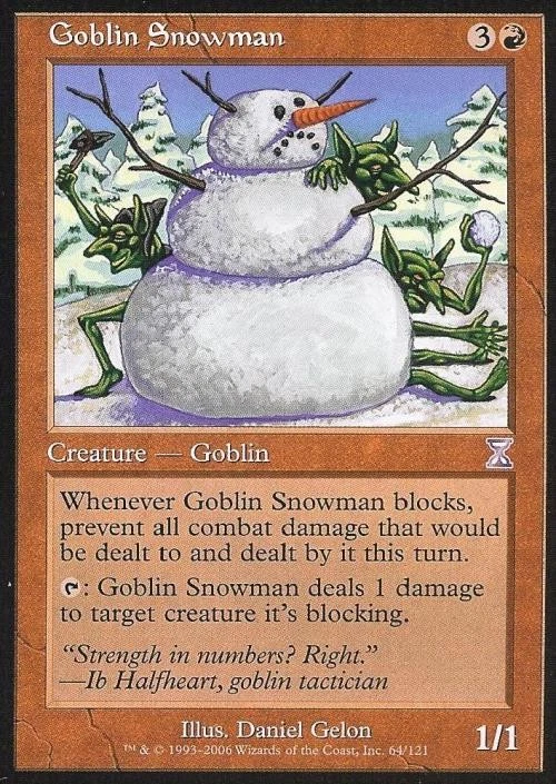 Goblin Snowman - Light Play MTG Time Spiral Time Shifted - Image 1 of 1