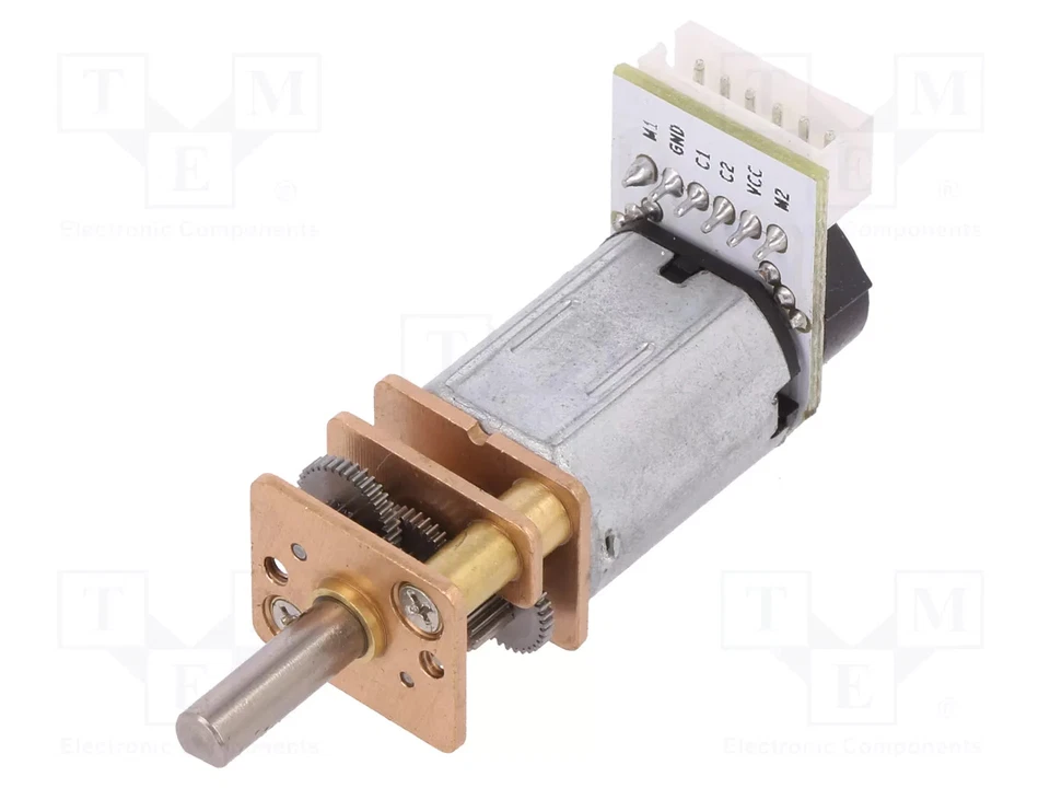 Motor: DC mit Encoder,mit Übersetzer 6VDC 170mA 42Umdr./Min - Bild 1 von 1