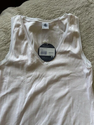 Petit Bateau nightgown pink/white stipes Size 14 girl - Image 1 of 4