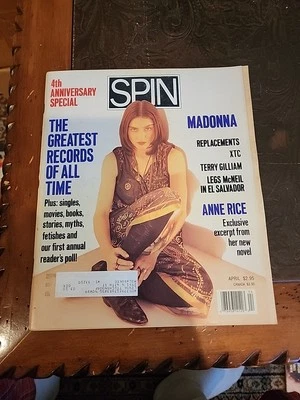 MADONNA SPIN MAGAZINE APRIL 1989 Replacements XTC  - Image 1 of 2