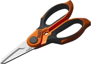 Klein Tools 2100CS Stainless Steel Electrician Scissors with Serrated Blade and - Picture 1 of 5