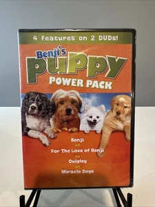 Benji's Puppy Power Pack (DVD, 2010, 2-Disc Set) family dogs love kids NEW! - Picture 1 of 2