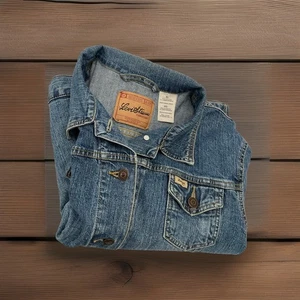 Levi Mens XL Denim Blue Jean Jacket Trucker Chore Biker Signature Strauss - Picture 1 of 17