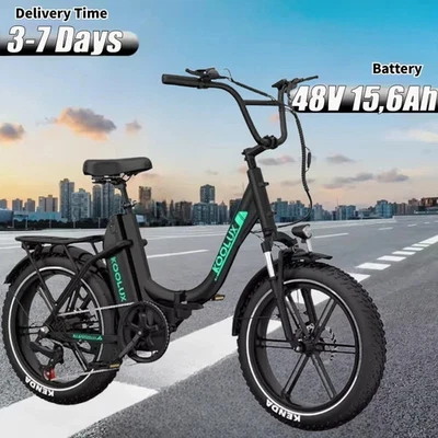 KOOLUX 20 Zoll Damen/Herren Faltbar Elektrofahrrad 500W 48V/15.6AH e-City Bike